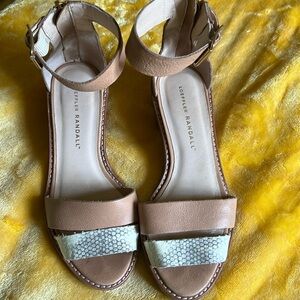Loeffler Randall block heel sandal sz 5.5